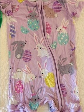 Little Sleepies Lavender Bunny Egg Shortie Pajama